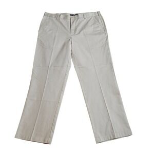 IZOD American Chino Pants Straight‎ Leg Khaki Casual Cotton Mens 38x30